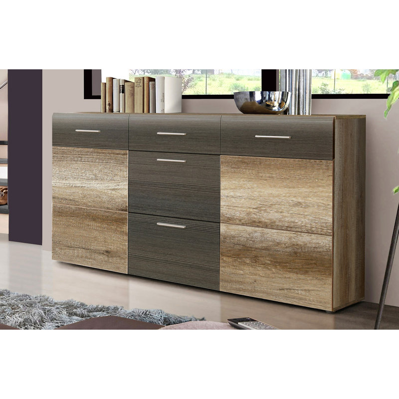 Lismore 179.6cm Sideboard, Antique Oak/Grey