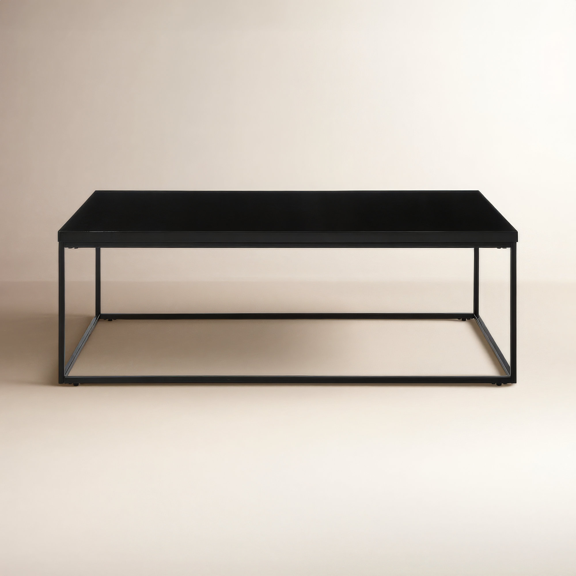 Valeta Coffee Table, Black Top/Black Base