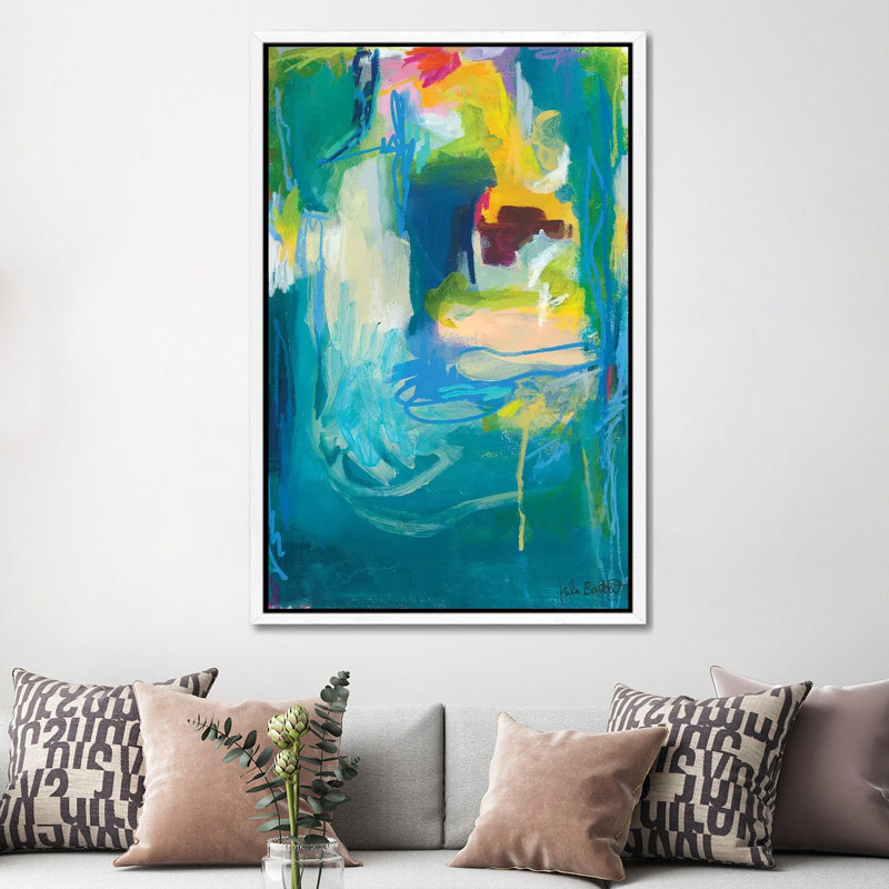 Holla If You Need Me 1 Piece Wall Art on Canvas, 152.5 cm H x 101.5 cm W, White Framed