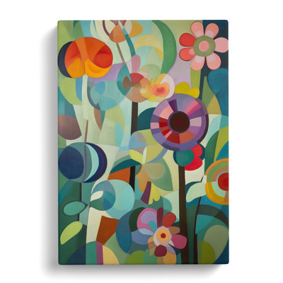 Bahati Flowers Orphism Design Vol.6 - Wrapped Canvas