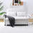 65.7" Corduroy Upholstered Pull-out Sofa With Cup Holder-796548395