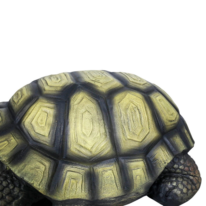 Large Outdoor Turtle Statue for Garden - Realistic Resin Animal Sculpture & Yard Art Decoration for Patio, Lawn, and Flower Bed