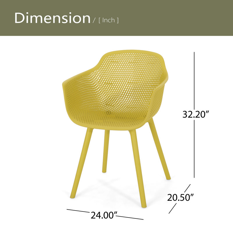 Chaise Lotus, Jaune