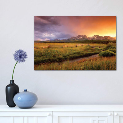 " Sawtooth Sunrise " by Dennis Frates