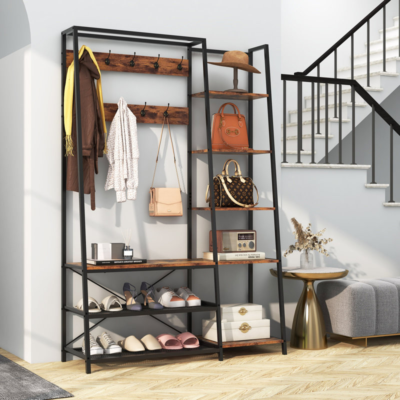 Arbre d'entrée Broaderick de 46,5 po de largeur avec rangement pour chaussures