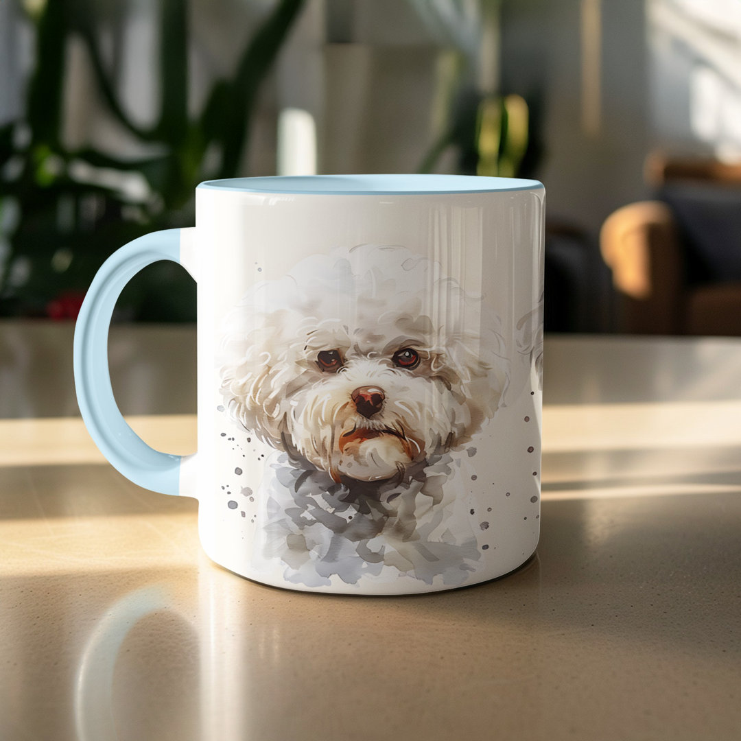 Set of 2 – Cute Wirehaired Dachshund Design 11oz Coffee Mug