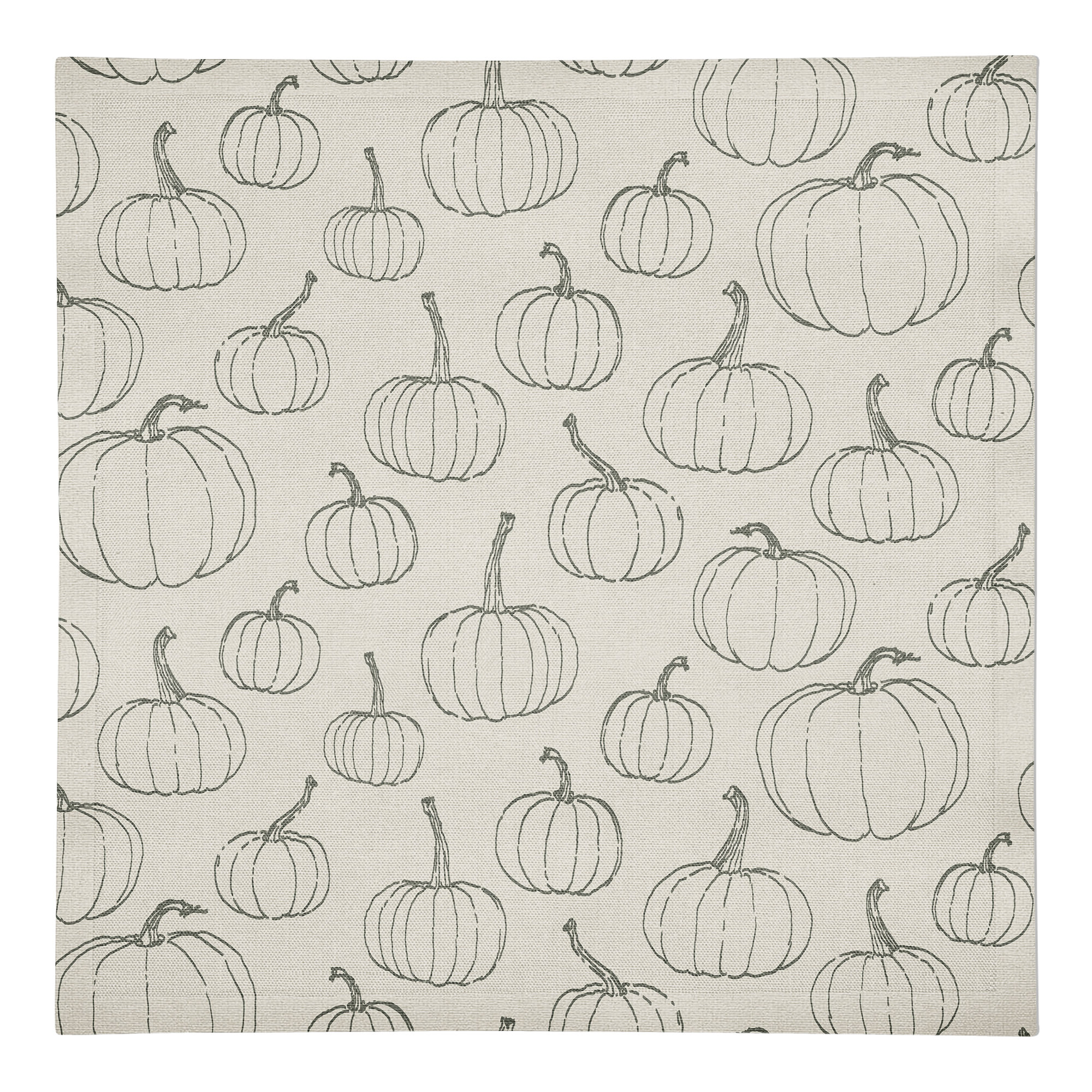 Gracie Oaks Pumpkin 10" Cotton Napkin - Wayfair Canada