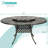 Cast Aluminum Rotating Dining Table