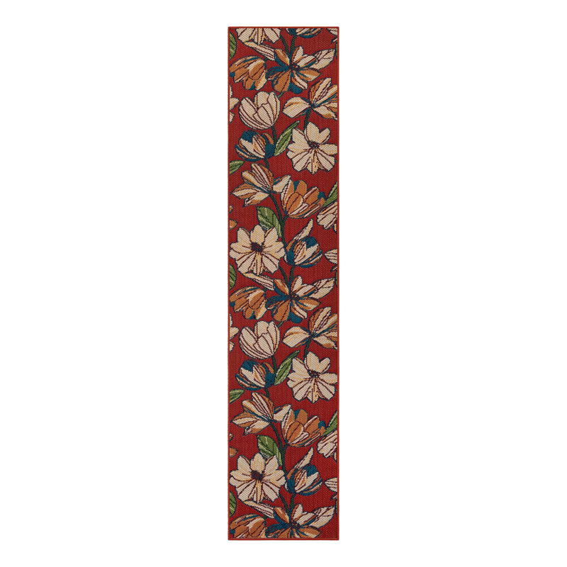 Tapis intérieur / extérieur Camalu Marlenia, Tapis de couloir 2 pi 7 po x 12 pi