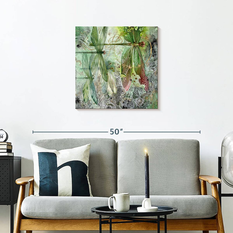 Brampt Dragonfly Flow, 24" H x 24" W