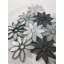 Tuscany 12 in. x 12 in. Glass & Stone Handmade Flower Mosaic Decorative Kitchen & Bathroom Wall Tile