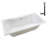 72'' x 36'' Acrylic Soaking Drop-In Bathtub, Drain Included-97545328