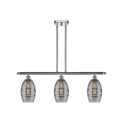 Luminaire suspendu pour îlot de cuisine 3 lumières Dundrod