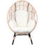 Chaise de patio en osier PE modèle 4 avec table d'appoint-798877734-798877735