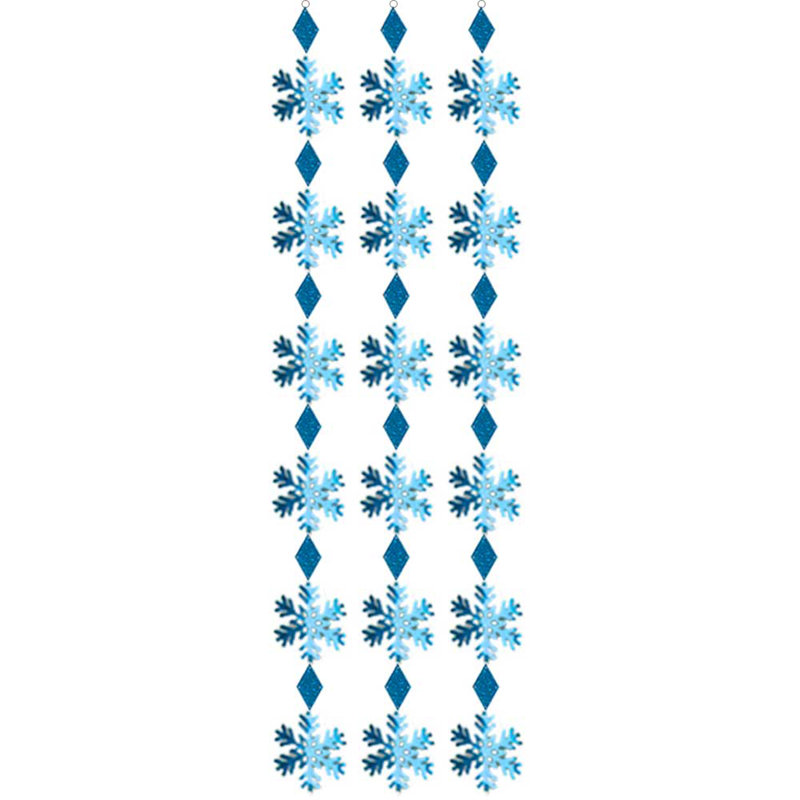 Guirlande de fantaisie, Bleu pastel