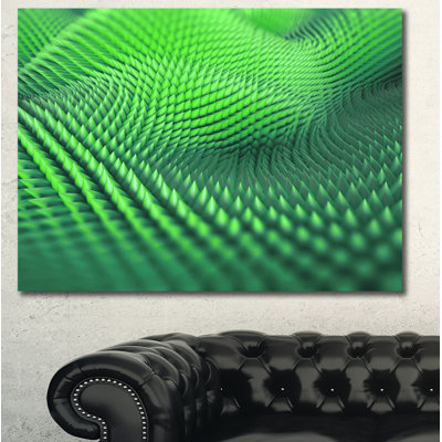 «Green 3D Spiny Texture», impression sur toile tendue