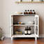 Armoire décorative, buffet, armoire de cuisine avec portes en verre doubles, armoire de rangement décorative pour la maison