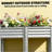Outdoor Elevated Planter Box,Raised Garden Bed-1976603212