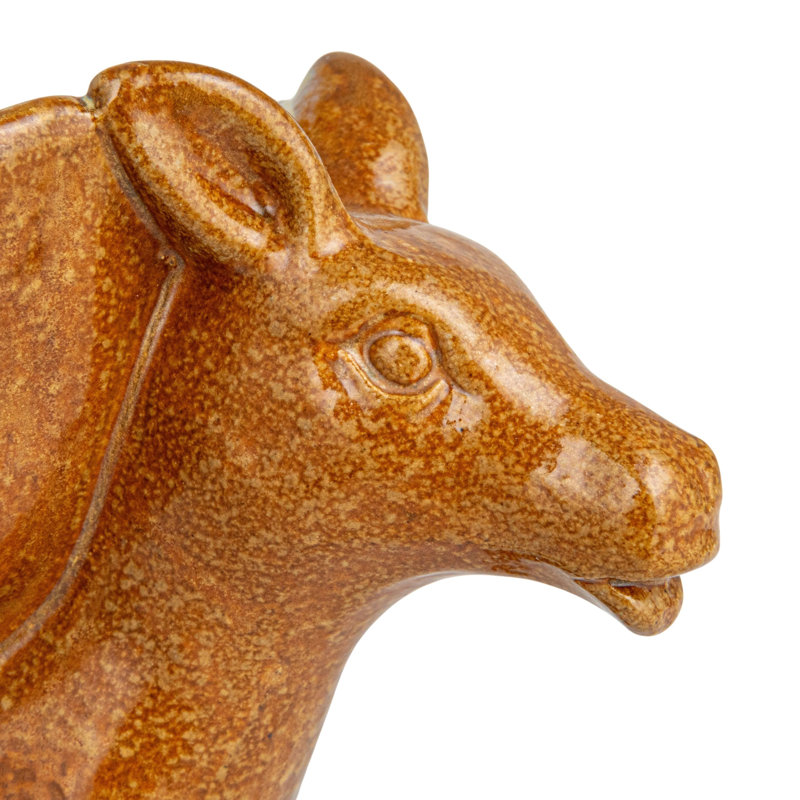 Rustic Stoneware Donkey Bowl