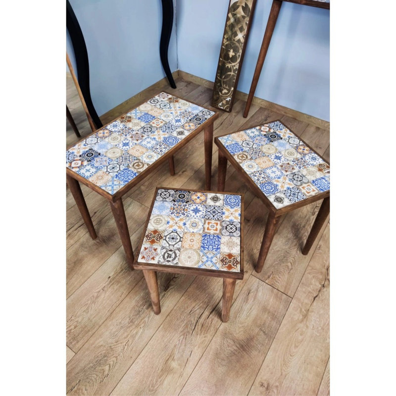 Ensemble de table de salon 3 pièces Sandrell