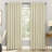 Aria Magnetic Closure Theater Grade 100% Blackout Back Tab Curtain Panel Pair-90572997-90572995