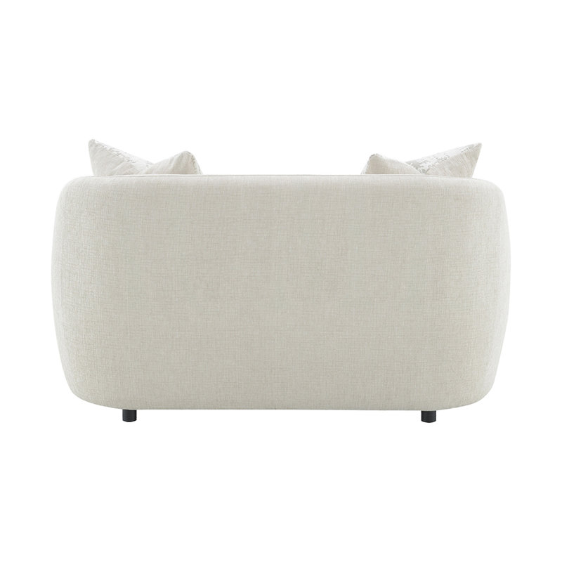 Upholstered 60.4 " Linen Loveseat