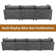 138.29” W Oversized 8-Seater Composable Modular Sofa