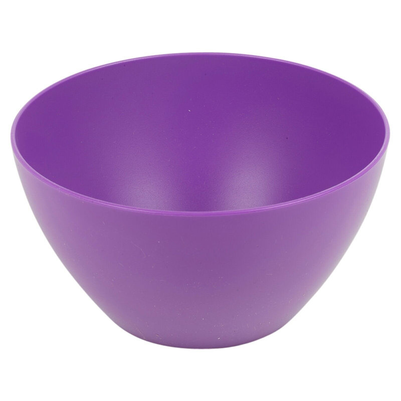 Blue  6Pc Unbreakable Reusable Coloured Plastic Deep Soup Cereal Bowls Party Tableware, Purple