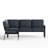 8-Piece Outdoor L-Shaped Sectional Seating Set With Dual Ottomans And Dining Table