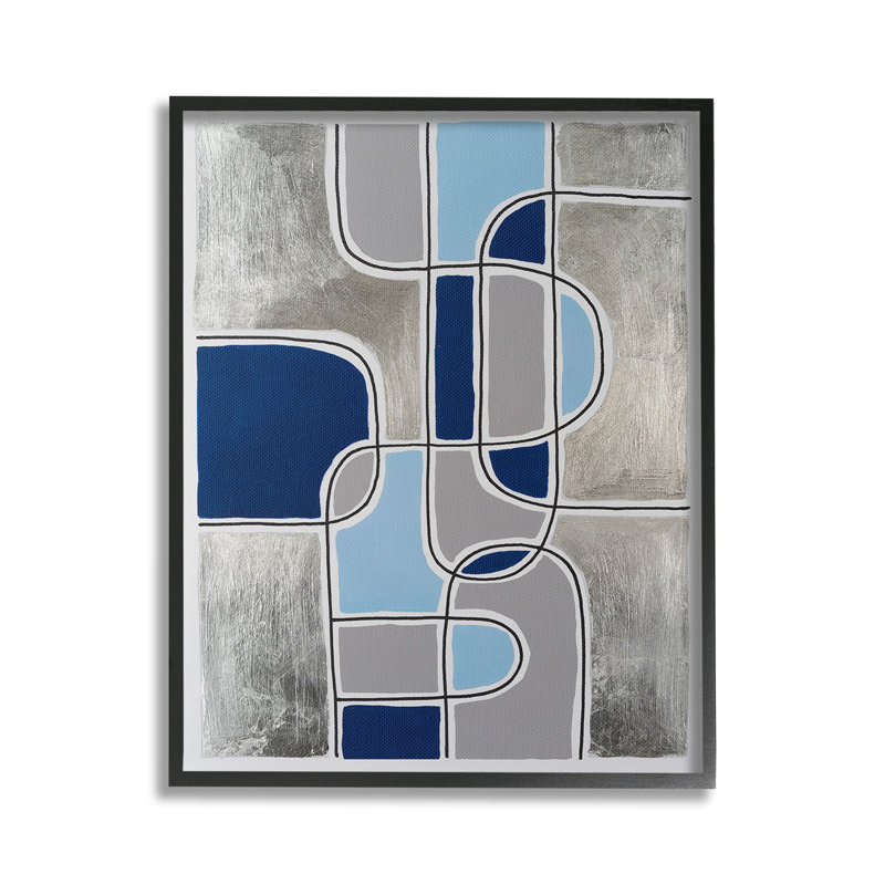 «Alternating Centric Shapes Single Frame Frame» par Michael Willett sur, H 20 po x l 16 po