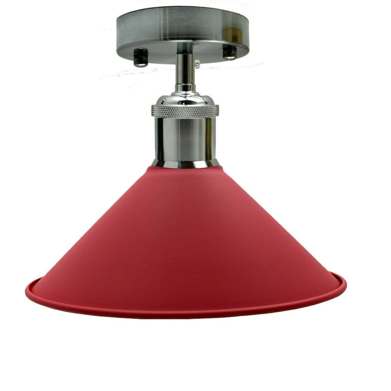Danyelle Flush Mount, Pink, No