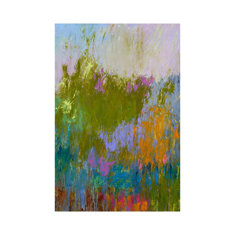 Toile en métal Ste Steixix - Paysage intérieur II par Jane Schmidt