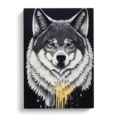 Splashed Wolf No.1 - Wall Art