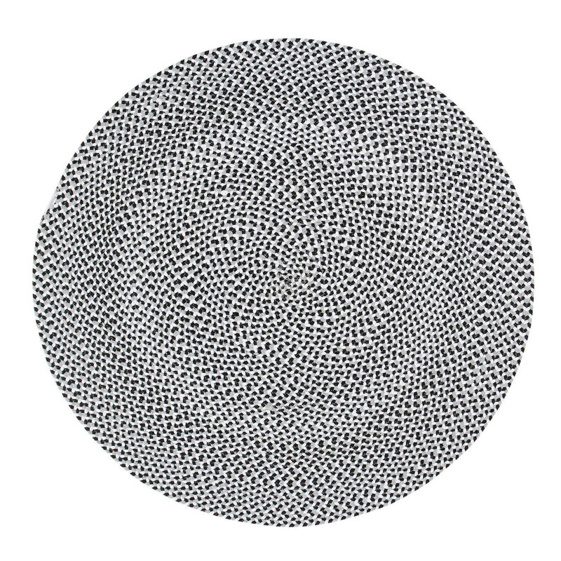 Tarryn Checkered Indoor Rug, Round 6'