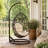 Cordaris 1 Person Metal Porch Swing with Stand and Cushions-776951082
