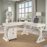 Bureau de direction en L Ozro Homestead
