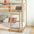 Rubber Wood Floor Bunk Bed-1419127556