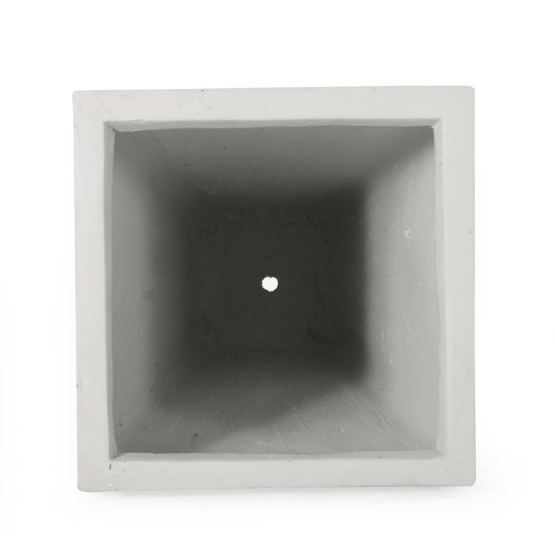 Ella Classic Planter, 24.75" H x 13" W x 13" D, Matte White