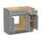 36'' Single Bathroom Vanity Base Only-93720945