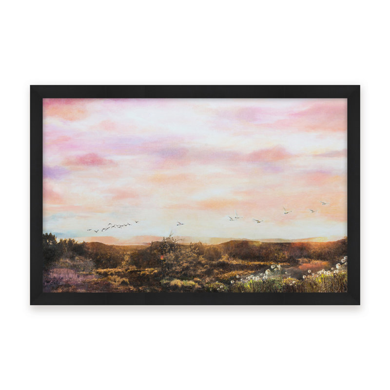 Golden Hour Print by Stefanie Bales, 16" H x 24" W x 1.5" D, Wrapped Canvas, Does Not Apply