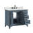 Rawsonville 42" Free Standing Single Bathroom Vanity with Quartz Top-654136876-654136875-648224861