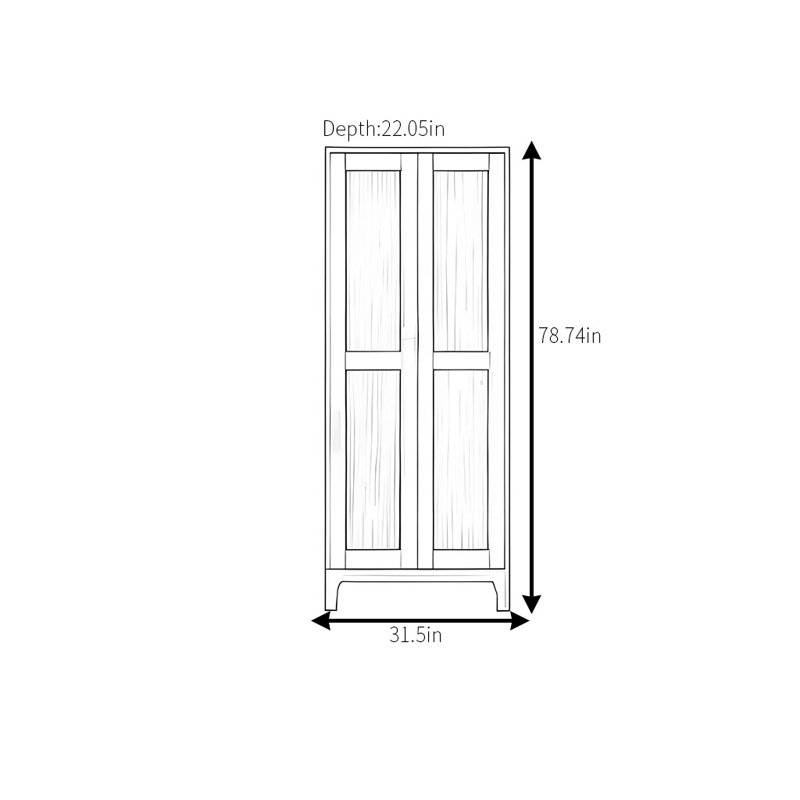 Simple And Practical Wardrobe