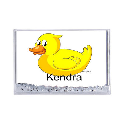 Personalized Duck MINI Snow Globe Frame Gift