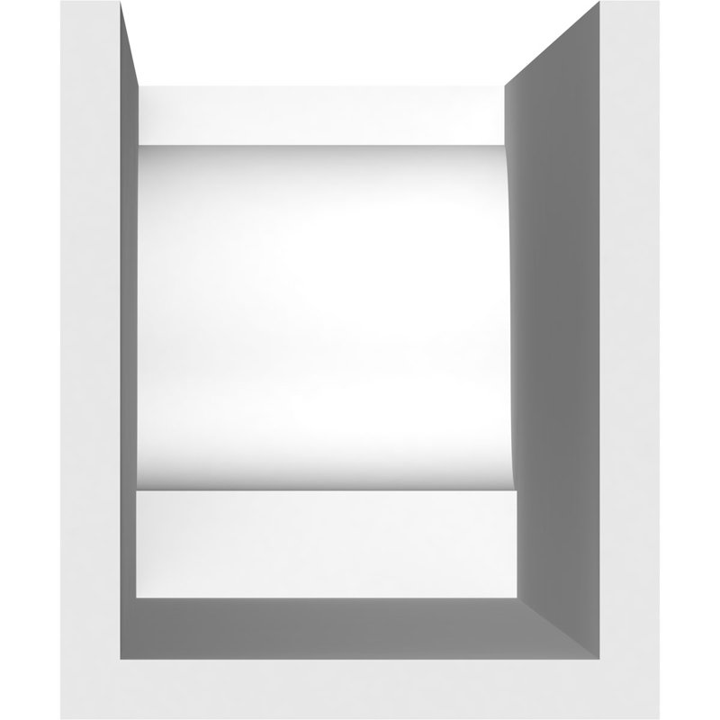 5"W x 6"H x 30"L Standard Newport Architectural Grade PVC Rafter Tail, 6"H x 5"W x 30"D