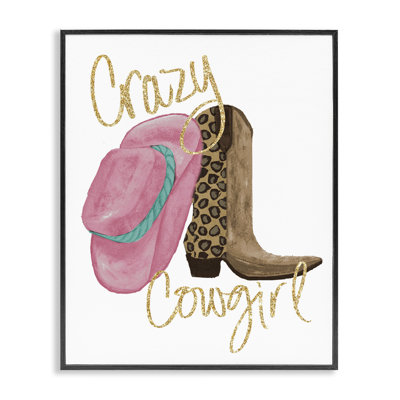 «Glam Crazy Cowgirl», estampe numérique par Gina Ritter