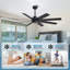 Ventilateur de plafond 8 pales avec télécommande-320108209-277424783