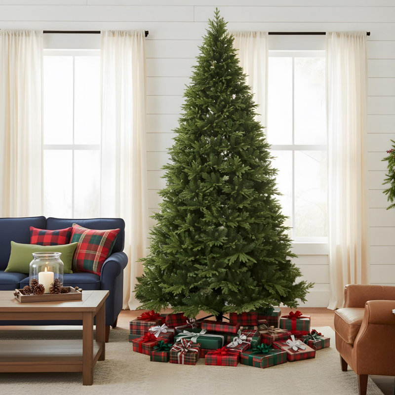 Arbre de Noël 4 pi en PE et PVC de qualité supérieure, H 4 pi