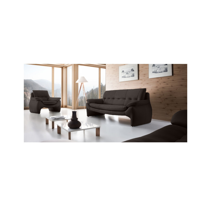 Ariock Sofa, Dark Brown, 3