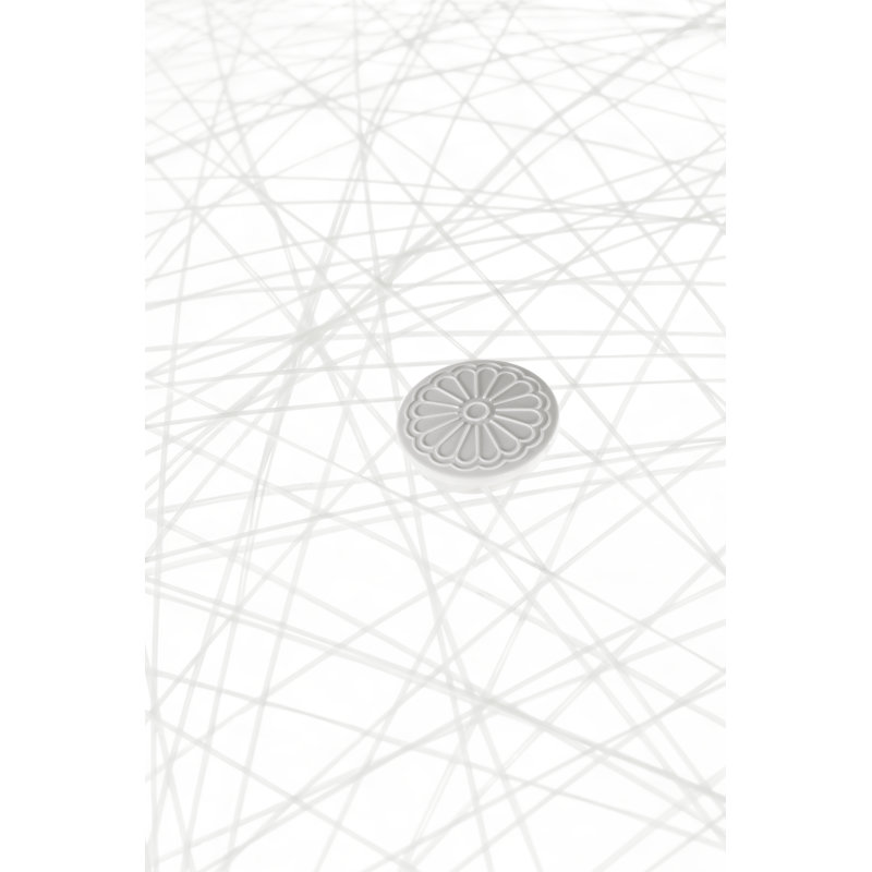 Random II 1 - Light Pendant, Medium, 4 meters, White