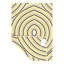 Geometric Area Rug in Yellow